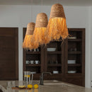 GobekUsa Handmade Rattan Pendant Light for Living Room, Bedroom - Japanese Style