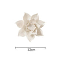 GobekUsa Elegant Porcelain Peony Flower Wall Ornaments