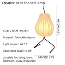 GobekUsa LED Pear Floor Lamp for Home Decor & Lighting in Living Room, Bedroom, Dining & Study