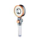 GobekUsa Dual Switch Shower Head, High Pressure, Beauty Transparent Handle, Stop Button