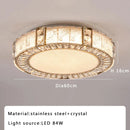 GobekUsa Crystal Glass Luxury Ceiling Chandelier - Gold LED Home Decor