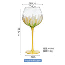 GobekUsa Hand Painted Glass Goblet: Creative Red Wine Glasses Cup for Wedding Party
