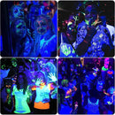 GobekUsa LED Black Light 6W: 395nm T5 UV Blacklight Bar for Glow Halloween Decor