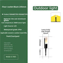 GobekUsa LED Lawn and Courtyard Lights for Garden Villa Park Landscaping