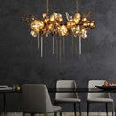 GobekUsa Glass Shades Pendant Light Luxury Dining Lamp Indoor Decor Lighting