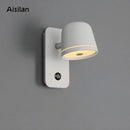GobekUsa Dimmable LED Wall Sconce with Adjustable Brightness and 3-CCT Rotation