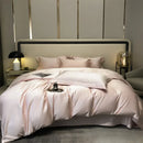 GobekUsa Egyptian Cotton Bedding Set - Solid Color Sheet Pillowcase Duvet Cover