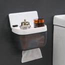 GobekUsa Induction Light Toilet Paper Holder with Storage Rack