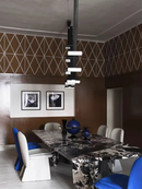 GobekUsa Black Leather Pendant Light for Dining Room Home Decor