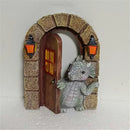 GobekUsa Dino Garden Sculpture - Fun Dinosaur Decor for Yard, Wall & Windows