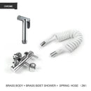 GobekUsa Brass Bidet Shower Head with Double Outlet Angle Valve
