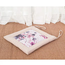 GobekUsa Linen Seat Cushion: Comfortable Non-slip Chair Pad with Strap
