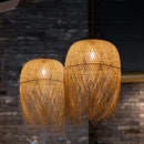 GobekUsa Bamboo Pendant Lights: Nordic Dining Room LED Hanging Lamps Loft Style Decor
