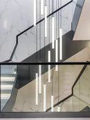 Acrylic Stair Pendant Lights for Modern Villa Decor - GobekUsa Duplex Loft LED Chandelier