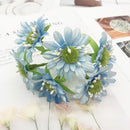 GobekUsa Blue Flower Stamen Berries Bundle for DIY Wedding Cake Decor