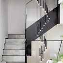 GobekUsa LED Staircase Chandeliers: Modern Pendant Light Lamps for Living Room Decor