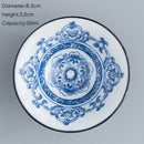 GobekUsa Blue & White Ceramic Kung Fu Tea Cup, Japanese Style Porcelain Sake Espresso Mug