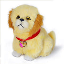GobekUsa Cat Dog Plush Ornaments Dolls for Home Decor & TV, Realistic Pet Figurines
