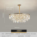 GobekUsa Crystal LED Chandelier for Living Room, Dining & Bedroom - High-end Luxury Lighting