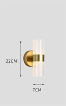 GobekUsa Glass Shade Luxury Wall Lamp for Bedroom Bedside, Minimalist Design for Elegant Lighting