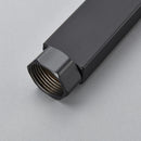 GobekUsa Black Bathroom Shower Faucet Extension Tube - Round & Square 30/40cm General Interface