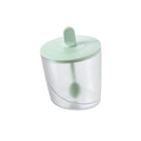 GobekUsa ABS Spice Jar Set with Spoon for Salt Sugar Pepper Powder