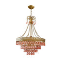 GobekUsa Crystal LED Ceiling Chandelier for Dinning Room