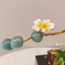 GobekUsa Golden Tree Plum Blossom Crystal Handicraft Décor for Home Settings