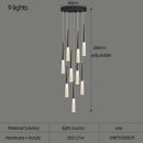 GobekUsa Acrylic Cone Pendant Light for Villa Stair, Kitchen, and Restaurant.
