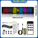 GobekUsa LED Matrix Panel: Bluetooth Programmable Logo Display for Car Windows