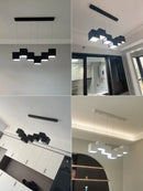 GobekUsa Geometric Dining Room Pendant Lights: Modern Design for Bar & Office Tables