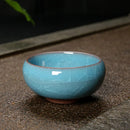 GobekUsa Ice Cracking Ceramic Tea Cup Espresso Coffee Kung Fu Teacup Cute Cup