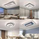 GobekUsa LED Bladeless Ceiling Fan Dimmable Remote Modern Indoor Lightingusc