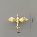 GobekUsa Gold/Silver Pigeon Wall Ornaments - Dove Statue for Living Room Aesthetics