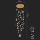 GobekUsa LED Pendant Lights: Modern Minimalist Hanging Chandelier for Living & Dining Room
