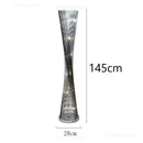 GobekUsa Aluminum Tower Floor Lamp for Living Room Decor，Modern LED Standing Light Stand