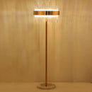 GobekUsa Crystal Gold Floor Lamp for Bedroom & Living Room - Modern Luxury LED Light