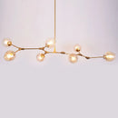 GobekUsa Gold Glass Ball Pendant Lights for Modern Dining Room Decor