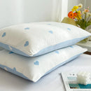 GobekUsa Love Printed Pillowcase Set - Simple Style, 2Pcs