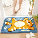 GobekUsa Cartoon Animal Bathroom Carpet - Non-slip Absorbent Soft Bath Rug