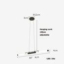 GobekUsa Art Deco LED Gold Chandelier for Dinning Room