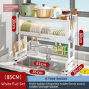 GobekUsa Kitchen Cabinet Organizer Shelf for Sink Seasoning Tableware Storage