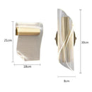 GobekUsa Heavenly Book LED Wall Lamp - Modern Acrylic Design for Living Room and Bedroom