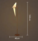 GobekUsa Crane Chandelier Iron LED Light for Bedroom Dining Children's Room