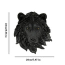 GobekUsa Animal Head Wall Hanger: Decorative Resin Wildlife Hook Rack Statue