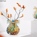 GobekUsa Bubble Glass Vase: Hydroponics Table Decor, Flower Arrangement, Aesthetic Room Accent