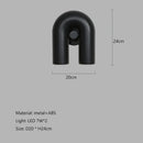GobekUsa LED Macaron Pendant Chandelier - Modern U Shape Hanging Lamp