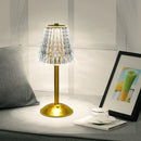 GobekUsa Crystal Diamond Touch Sensor Cordless Table Lamp
