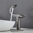 GobekUsa Black Gold Brass Bathroom Faucet Mixer Sink Tap Deck Mounted Chrome Gray