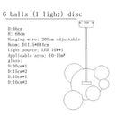 GobekUsa Glass Bubble Chandelier: Modern Art Deco Customized Indoor Decor Light